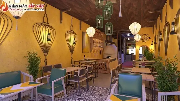 Mẫu Trang Trí Quán Phở Bằng Đèn Độc Đáo, Ấn Tượng