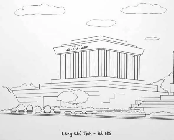 96+ Tranh Tô Màu Lăng Bác Hồ Kính Yêu - Tô Màu Nét