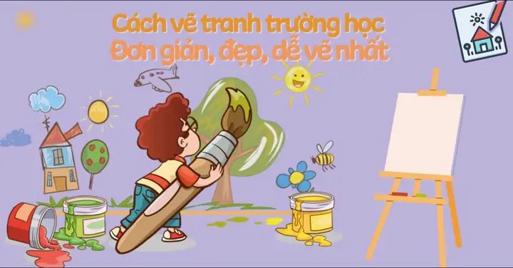 Cách Vẽ Tranh Trường Học Đơn Giản, Đẹp Và Dễ Vẽ Nhất Ai Cũng Vẽ ...