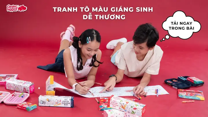 Tranh Tô Màu Hình Giáng Sinh Siêu Dễ Thương Cho Bé – Clever ...