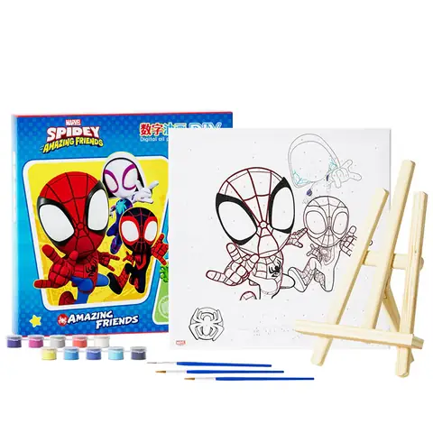 Bộ Tranh Tô Màu Số Hóa Spidey And Friends Unimass E5430a