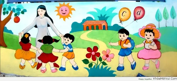 Hình Ảnh Cho Tranh Vẽ Cô Giáo Mầm Non: