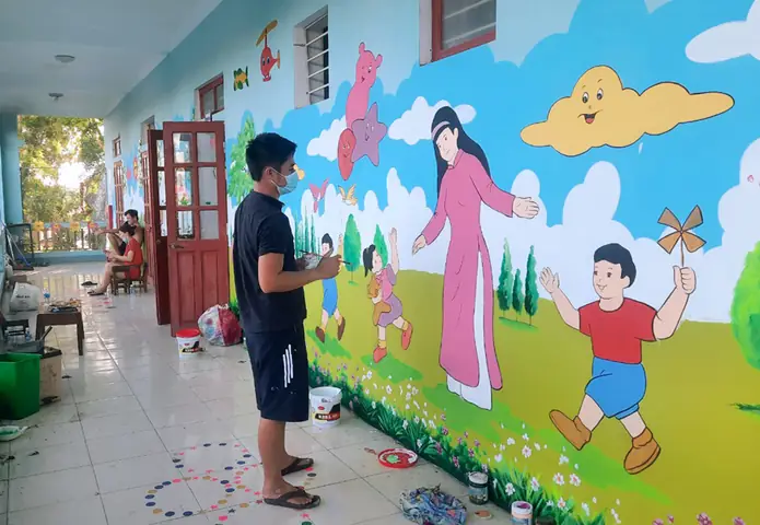 Hình Ảnh Cho Tranh Vẽ Cô Giáo Mầm Non: