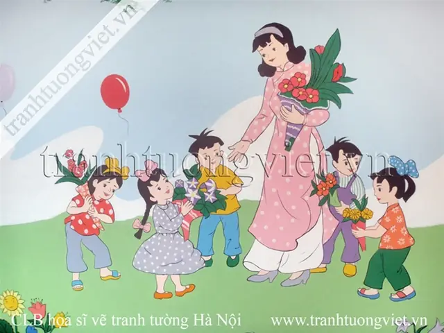 Hình Ảnh Cho Tranh Vẽ Cô Giáo Mầm Non: