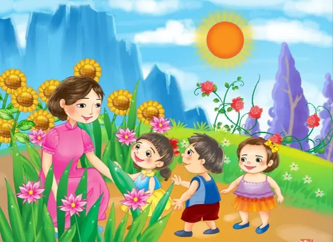 Hình Ảnh Cho Tranh Vẽ Cô Giáo Mầm Non: