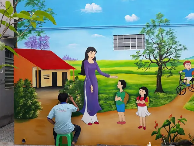 Hình Ảnh Cho Tranh Vẽ Cô Giáo Mầm Non: