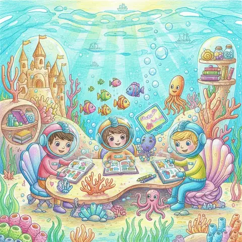 📚 Gợi Ý Những Mẫu Tranh Vẽ Góc Học Tập Đẹp, Dễ Vẽ