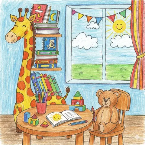 📚 Gợi Ý Những Mẫu Tranh Vẽ Góc Học Tập Đẹp, Dễ Vẽ