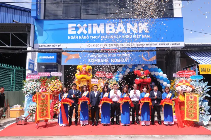 Eximbank Khai Trương Trụ Sở Mới Tại Hòn Đất - Kiên Giang