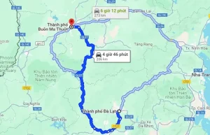 Đà Lạt Đi Buôn Ma Thuột Bao Nhiêu Cây Số?