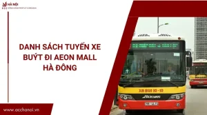 Danh Sách Tuyến Xe Buýt Đi Aeon Mall Hà Đông