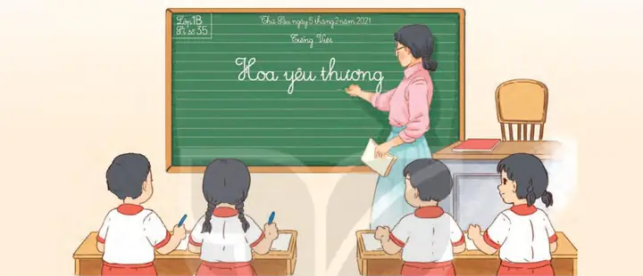 Hình Ảnh Cho Vẽ Tranh Cô Giáo Đang Giảng Bài Cho Học Sinh: