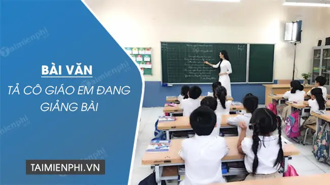 Hình Ảnh Cho Vẽ Tranh Cô Giáo Đang Giảng Bài Cho Học Sinh: