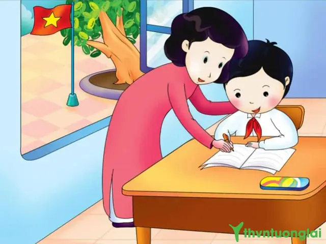Hình Ảnh Cho Vẽ Tranh Cô Giáo Đang Giảng Bài Cho Học Sinh: