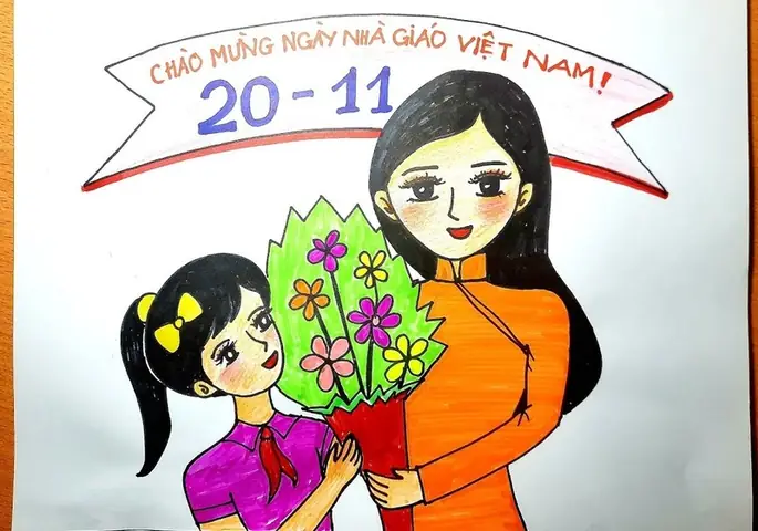 Hình Ảnh Cho Vẽ Tranh Cô Giáo Đang Giảng Bài Cho Học Sinh: