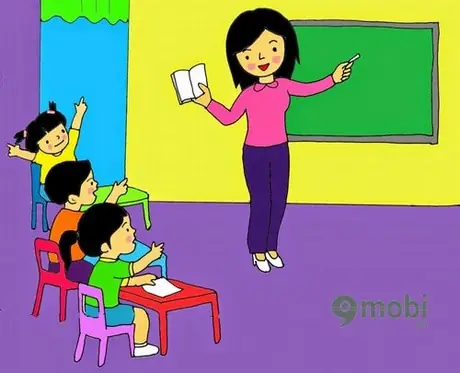 Hình Ảnh Cho Vẽ Tranh Cô Giáo Đang Giảng Bài Cho Học Sinh: