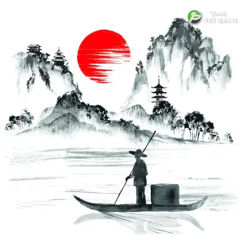 Mẫu Hình Ảnh Người Lái Đò Tranh Vẽ Thu Hút Và Độc Đáo