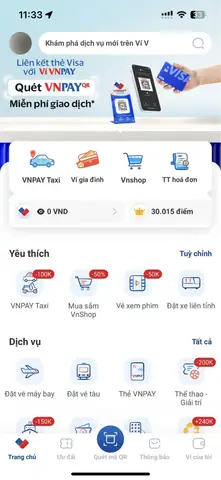 Bước 1: Đăng Nhập Vnpay App, Chọn Tính Năng Đặt Vé Tàu