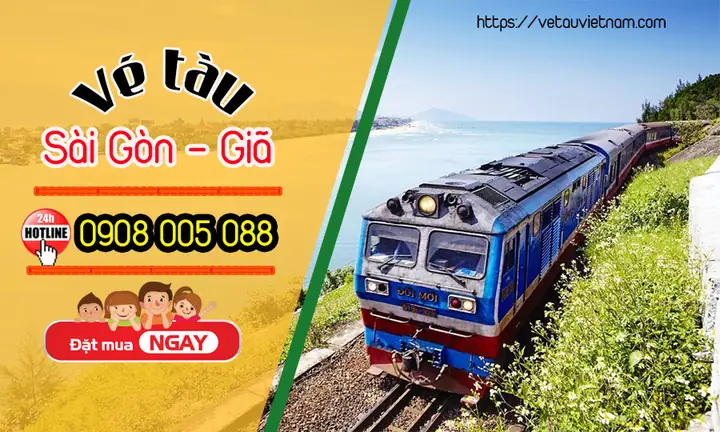 Vé Tàu Sài Gòn Đi Giã - Đại Lý Vé Tàu Hỏa Bắc Nam