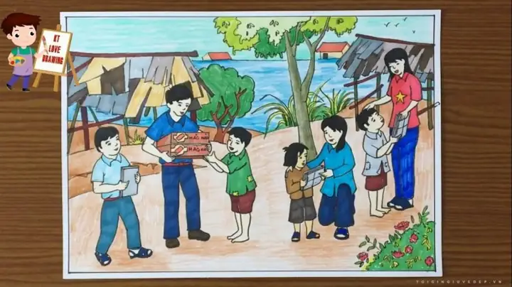 Khái Quát Chủ Đề Tranh Về Đề Tài Yêu Thương Con Người – Vẽ Tranh Yêu Thương Con Người Đơn Giản