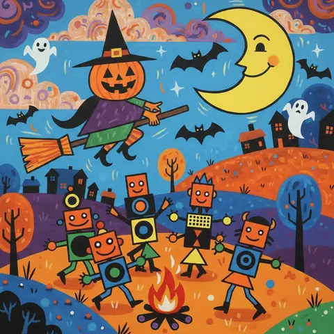 👻 Những Mẫu Minh Họa Tranh Vẽ Chủ Đề Halloween