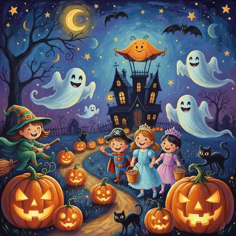 👻 Những Mẫu Minh Họa Tranh Vẽ Chủ Đề Halloween