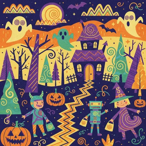 👻 Những Mẫu Minh Họa Tranh Vẽ Chủ Đề Halloween