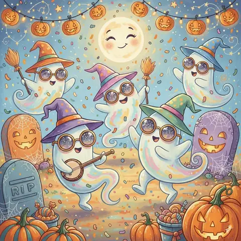 👻 Những Mẫu Minh Họa Tranh Vẽ Chủ Đề Halloween