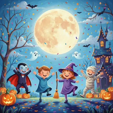👻 Những Mẫu Minh Họa Tranh Vẽ Chủ Đề Halloween