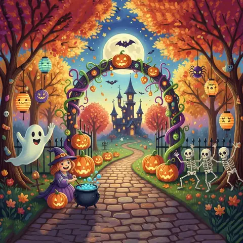 👻 Những Mẫu Minh Họa Tranh Vẽ Chủ Đề Halloween