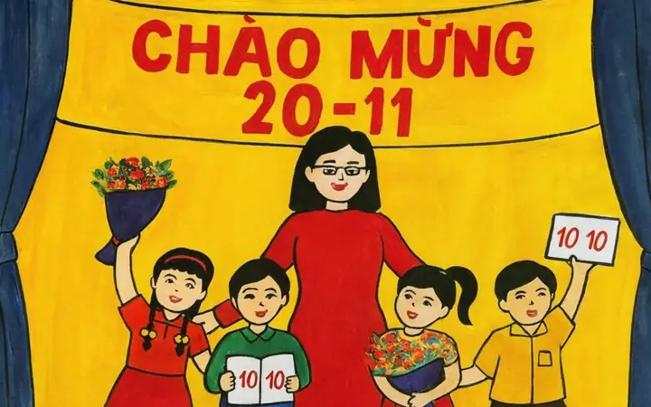 80+ Tranh Vẽ 20/11 Tri Ân Thầy Cô Đơn Giản, Đẹp Nhất | Phongvu.vn
