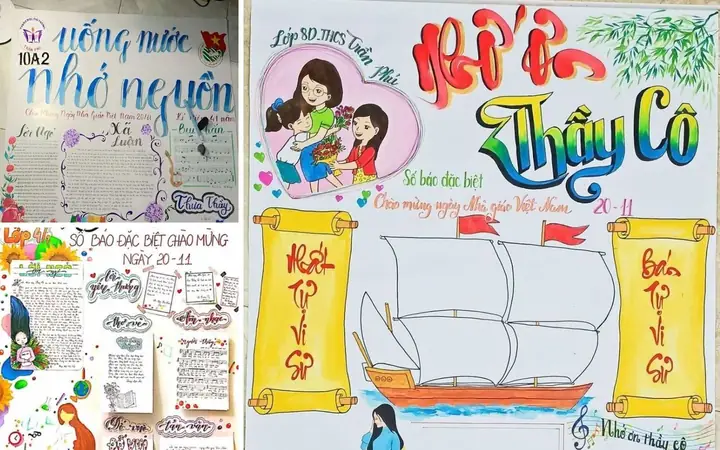 Tổng Hợp 101+ Mẫu Báo Tường 20/11 Đoạt Giải, Đẹp Nhất | Phongvu.vn