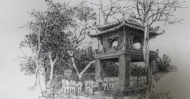 Hướng Dẫn Vẽ Văn Miếu Quốc Tử Giám Bằng Bút Chì Chi Tiết Cho ... Hướng Dẫn Vẽ Văn Miếu Quốc Tử Giám Bằng Bút Chì Chi Tiết Cho ...