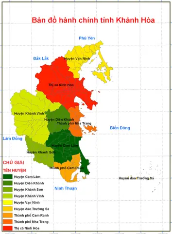 Vị Trí Địa Lý Tỉnh Khánh Hòa Vị Trí Địa Lý Tỉnh Khánh Hòa