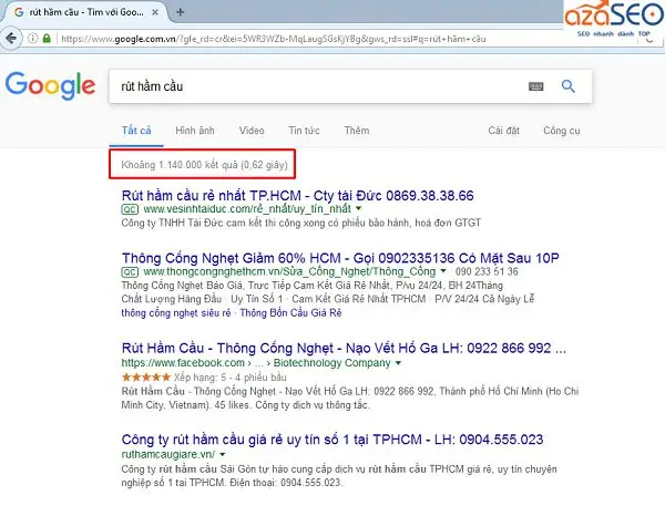 Kết Quả Search Trên Google.