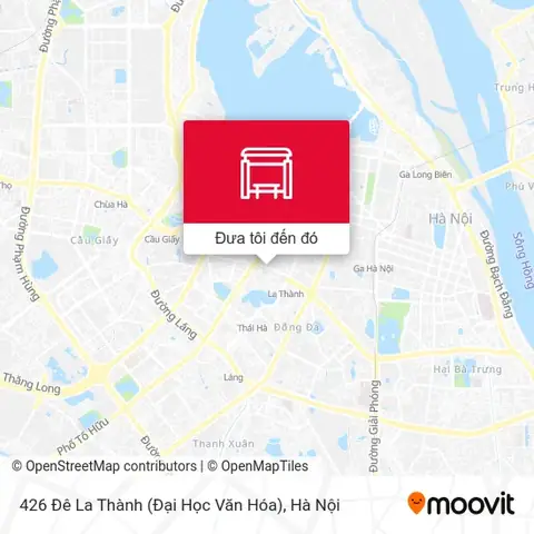 426 Đê La Thành (đại Học Văn Hóa) Điểm Dừng - Tuyến, Lịch Trình ...