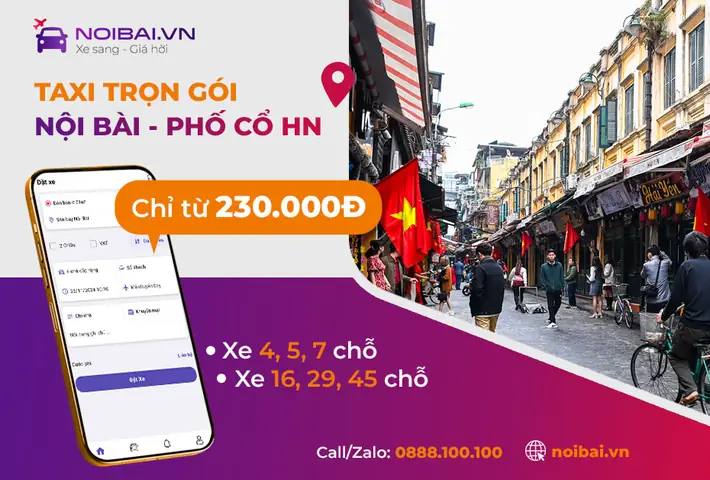 Hướng Dẫn Đón Xe Sân Bay Nội Bài Về Phố Cổ Hà Nội