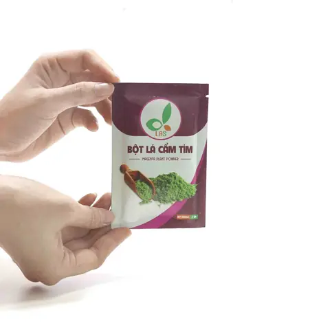 Bột Lá Cẩm Tím - Gói 5gr Túi Lọc, Hũ 100gr | Las Việt Nam Bột Lá Cẩm Tím - Gói 5gr Túi Lọc, Hũ 100gr | Las Việt Nam