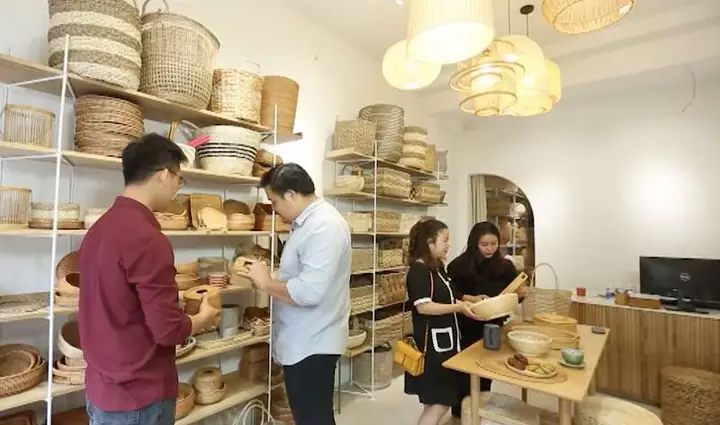 Phố Chuyên Bán Đồ Mây Tre Đan Hà Nội Và Các Cửa Hàng
