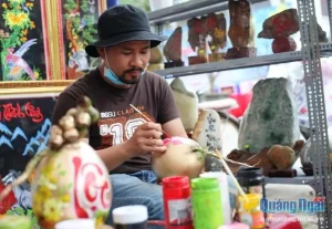 Dừa Thư Pháp, Món Quà Ý Nghĩa Ngày Tết