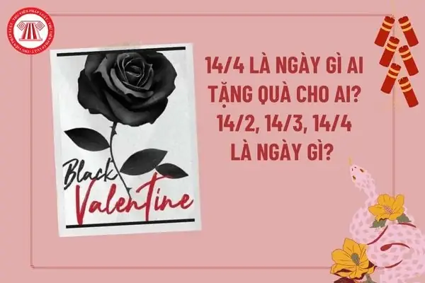 Ngày 14 4 Là Ngày Gì Ai Tặng Quà Cho Ai? 14 2 14 3 14 4 Là Gì? 14 4 Là Valentine Gì? Valentine 14 4 Là Ai Tặng Ai? Valentine Đen Ai Tặng Quà Cho Ai?