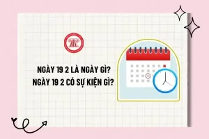 Ngày 19 2 Là Ngày Gì? Ngày 19 2 Có Sự Kiện Gì? Ngày 19 2 Có Phải ...