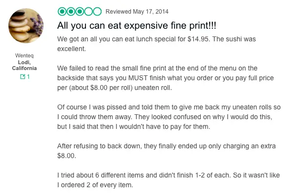 The Hidden Limits Of The ‘all-you-can-eat’ Buffet