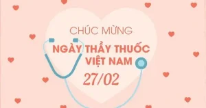 Mẫu Thiệp Chúc Mừng Ngày Thầy Thuốc Việt Nam 27/2 Đẹp 2024