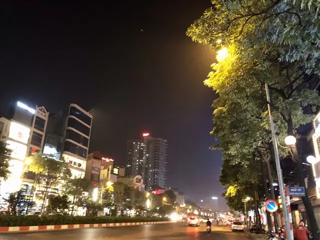 Hình Ảnh Cho Ảnh Đường Phố Hà Nội Về Đêm: