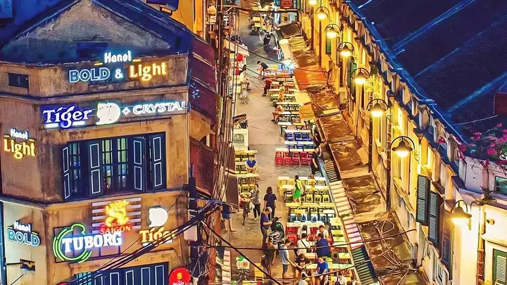Hình Ảnh Phố Cổ Hà Nội Về Đêm