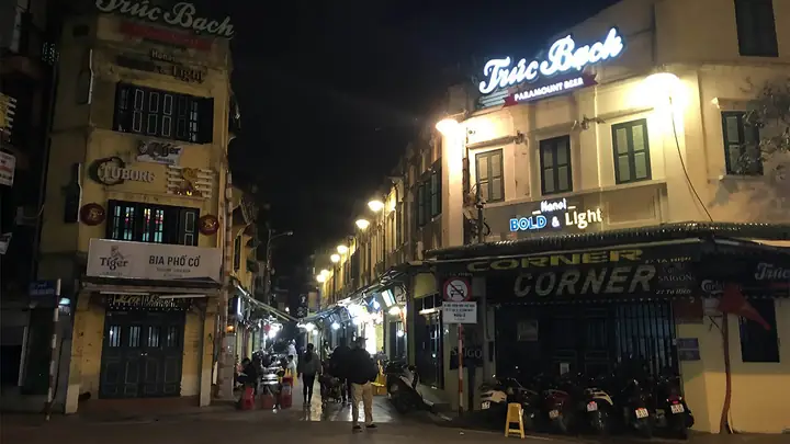 Hình Ảnh Phố Cổ Hà Nội Về Đêm