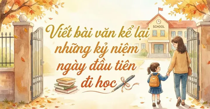 Viết Bài Văn Kể Lại Những Kỷ Niệm Ngày Đầu Tiên Đi Học Ngắn Gọn Viết Bài Văn Kể Lại Những Kỷ Niệm Ngày Đầu Tiên Đi Học Ngắn Gọn