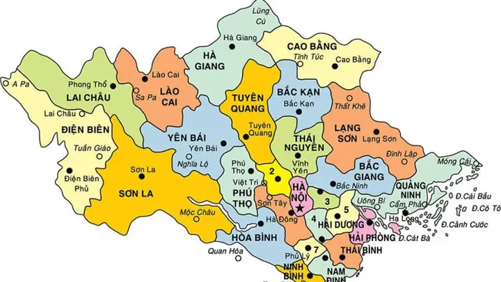 Bản Đồ Miền Bắc Việt Nam – Tổng Quan Địa Lý, Kinh Tế Và Du Lịch ...