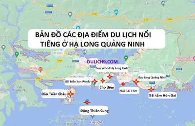 Bản Đồ Du Lịch Quảng Ninh Và Các Địa Điểm Thăm Quan Nên Đến